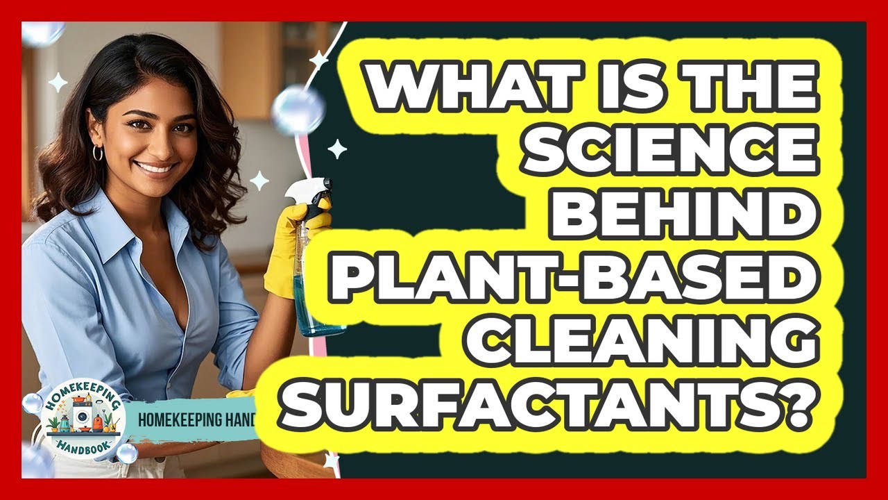 What Is The Science Behind Plant-based Cleaning Surfactants? - Homekeeping Handbook