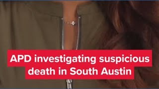 Police investigating suspicious death in South Austin