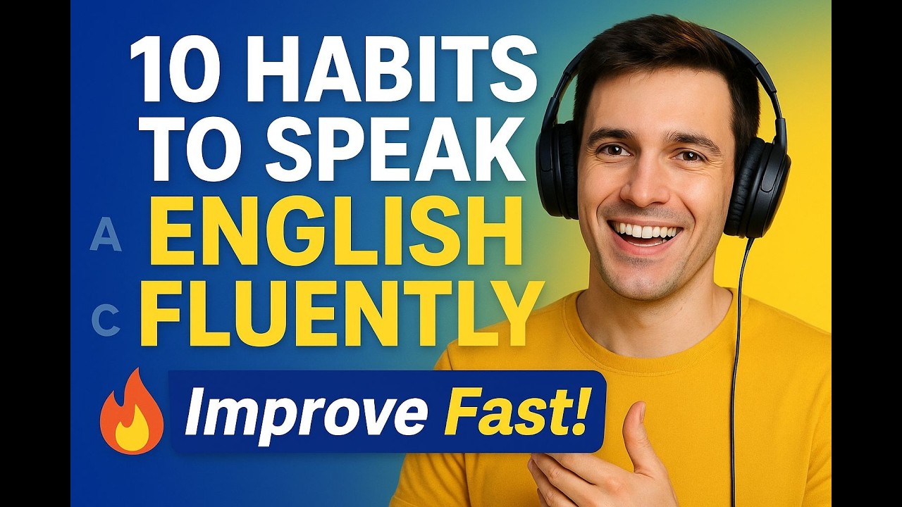 How I "10 Daily Habits to Speak English Fluently 🔥 | Improve Fast with ...