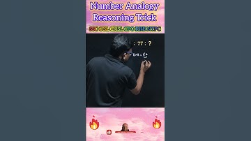 Number Analogy Reasoning Short Tricks | #reasoning short tricks #rrbntpc#rrb #ssccgl #rrbgd #sscchsl