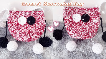 Crochet Susuwatari Bag| Móc Túi Bồ Hóng Siêu Dễ Cho Người Mới Bắt Đầu| Crochet Bag Toturial