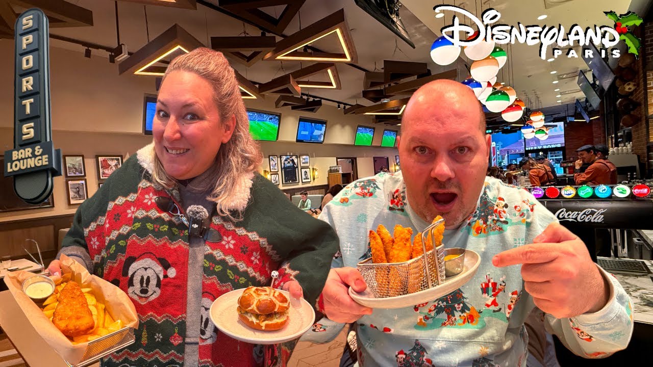 DECOUVERTE DE LA FOOD AU SPORTS BAR & LOUNGE A DISNEYLAND PARIS