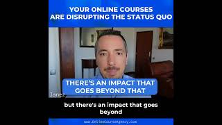 Your online course business vs. the status quo