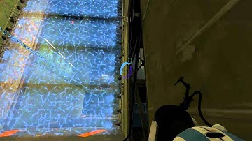 Portal 2 - mp_coop_paint_longjump_intro - All Alone Speed Run Shortcut [ 2 ]