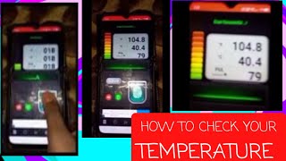 HOW TO CHECK YOUR TEMPERATURE USING YOUR PHONE /ADHIKARSHAS DREAMS screenshot 5