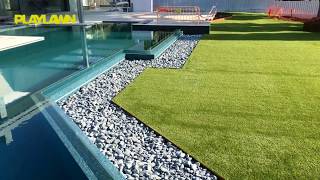 Artificial grass installation in a Luxury Home Marbella