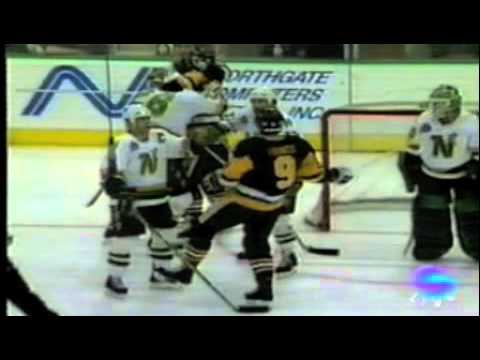 1991 NHL Stanley cup finals - Minnesota North Stars vs. Pittsburgh Penguins rough stuff