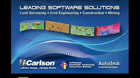 Carlson Geology 2016-For complete geologic modelling
