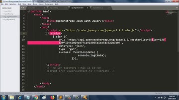 JQuery with JSON