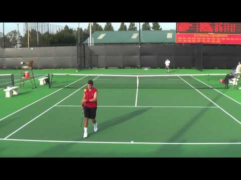 01 31 2010 USC Vs Yale men's tennis singles 11 of 21