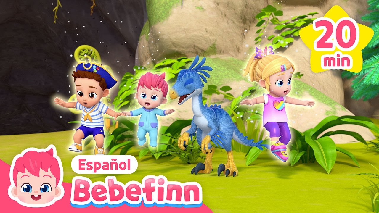 Vamos al Mundo Dino con Bebefinn | Dinosaurio para niño | Canciones Infantiles | Bebefinn en español