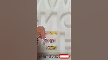 tutorial resinart  #shorts #youtubeshorts #resinart #diykeychain #artiststudio