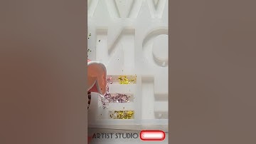 tutorial resinart  #shorts #youtubeshorts #resinart #diykeychain #artiststudio