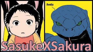 Sarada meets Aoda for the first time - Sakura and Sasuke [SasuSakuSara] Doujinshi [English] [HD]