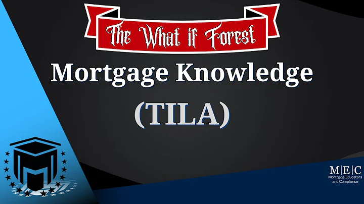 Mortgage Knowledge - (TILA) Help passing the NMLS Exam
