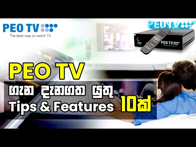 PEOTV Sasuna on Rangiri TV - Sri Lanka Telecom PEOTV