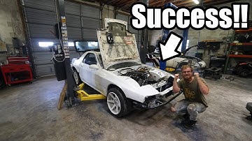 Abandoned LS Swapped FC RX-7 FIRST STARTUP!! Is It Blown Or Good!?