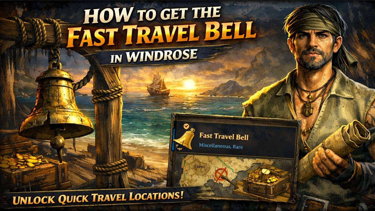 How to Get the Fast Travel Bell in Windrose (Step by Step) - YouTube