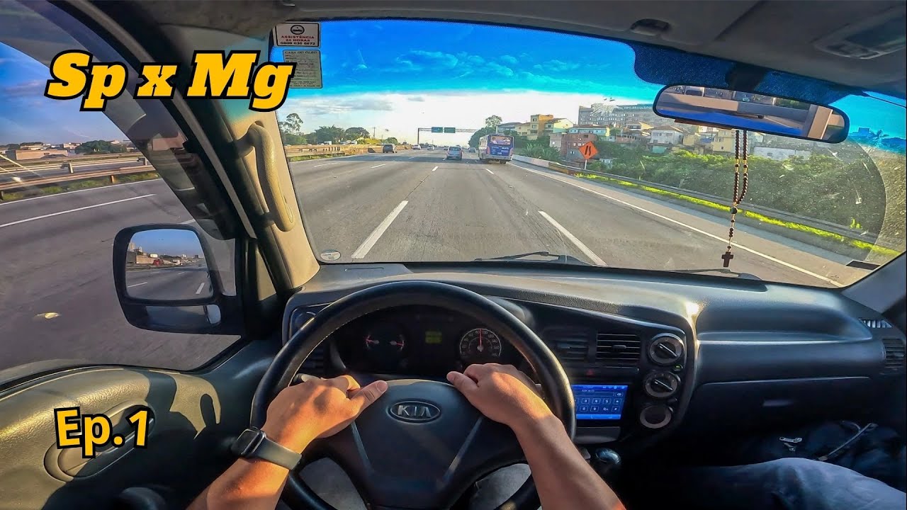 Viajando de Kia Bongo 😍 Sp x Mg 🚚💨 Ep1