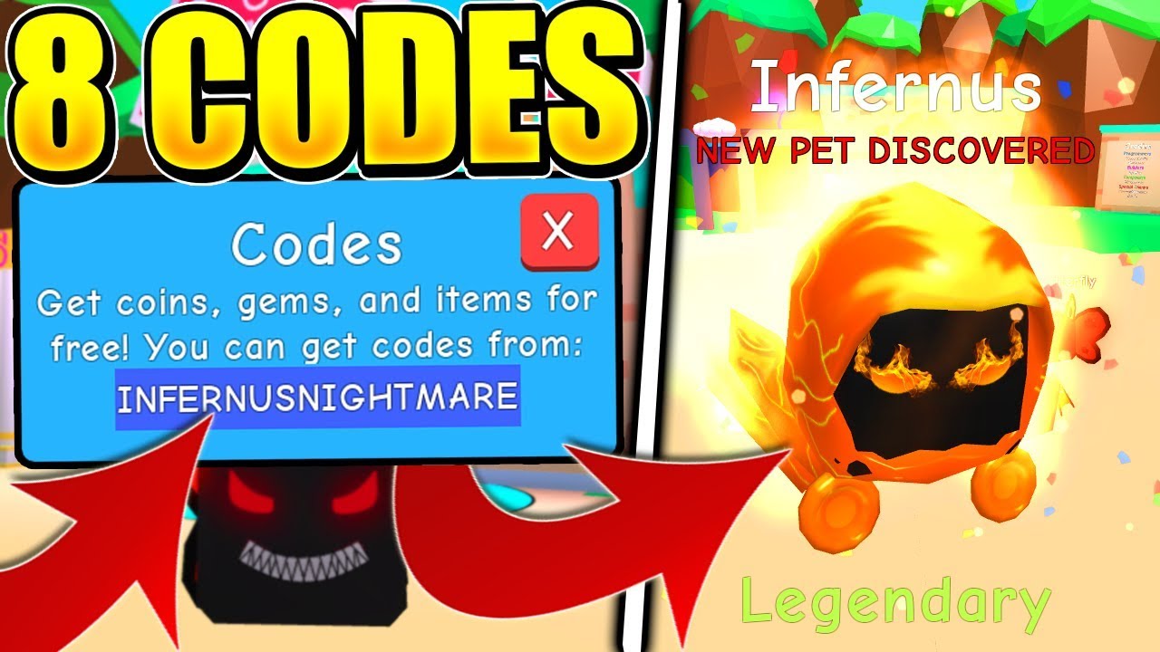 Codes For Legendary Pets In Bubblegum Simulator 2023