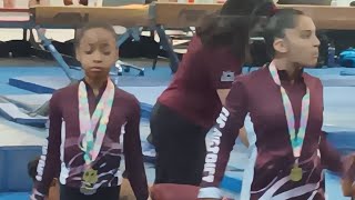 😭 LEVEL 4 floor routine heartbreak 💔 MADI WINSTON 9.00 Gliders 2023 #usag #gymnast #shorts