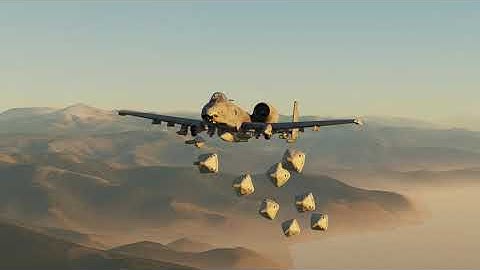 DCS World A-10C dropping MK82-AIRs over Batumi :)