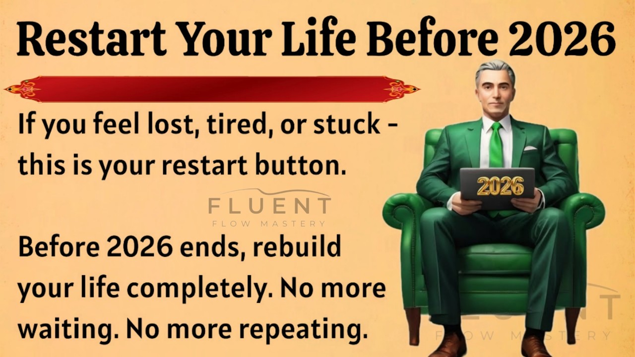 Restart Your Life Before 2026 Ends || Graded Reader || Improve Your English Fluency ✅