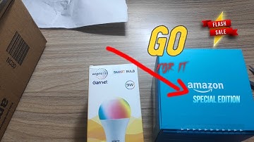 Alexa Echo dot 3rd Gen with Wipro Bulb - Unboxing the special edition