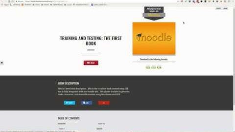 Moodle and Wordpress + Pressbooks Integration