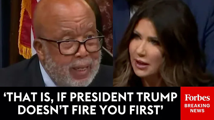 JUST IN: Bennie Thompson Tells Kristi Noem To Resign For Violating The Law' Right To Her Face