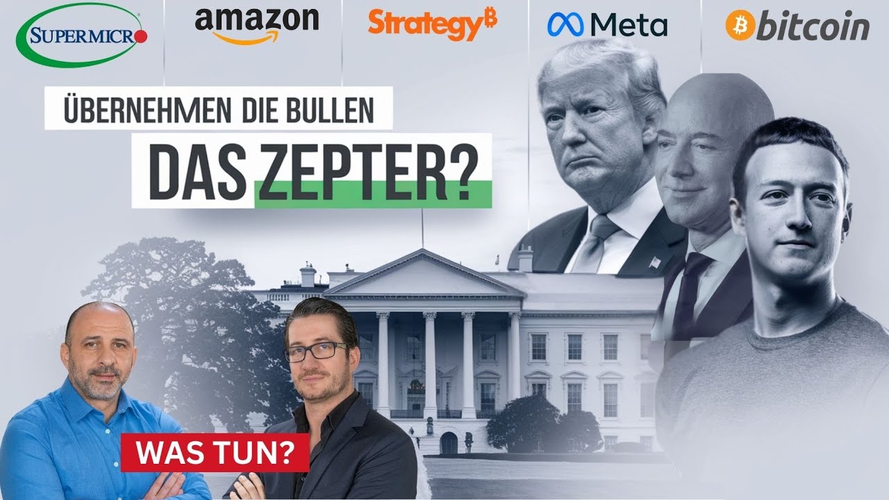 Bitcoin kaufen! Weißes Haus weist Amazon in die Schranken? Meta | Amazon |  Strategy | BTC | SMCI