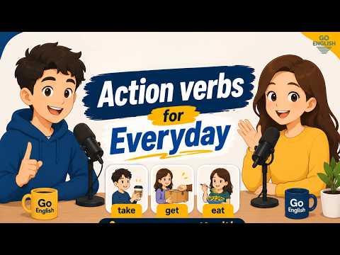 Go, Come, Take, Put, Make, Get & More in English | Easy Action Verbs for Beginners