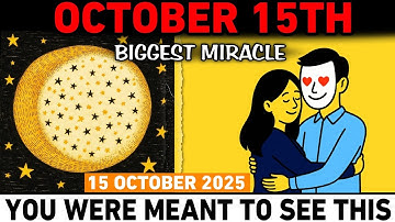 Chosen Ones ⚡ October 15th Danger & Divine Miracle Revealed! 🌌 Step Into Your Destiny Now