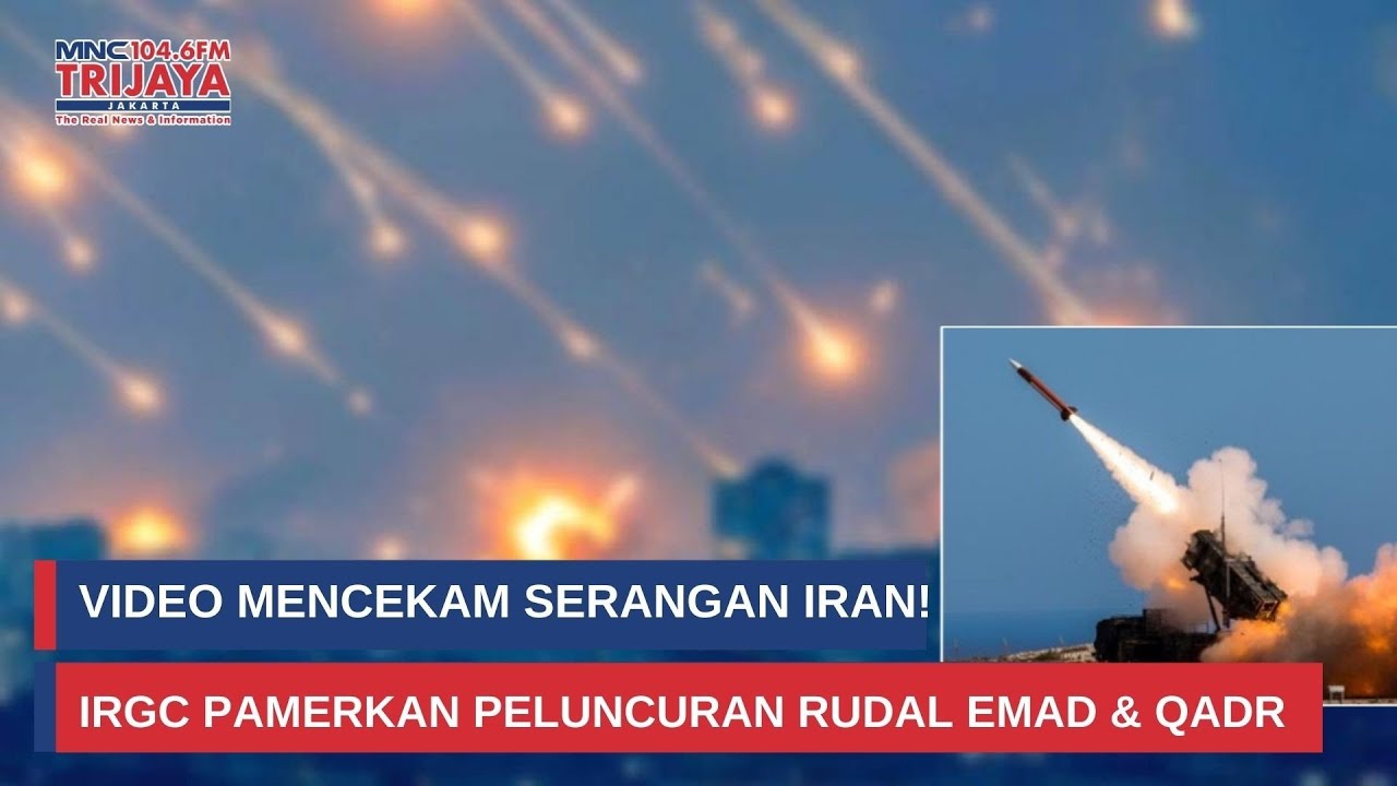 Ngeri! IRGC Rilis Video Detik-detik Rudal Iran Serang AS dan Israel I Trijaya Update