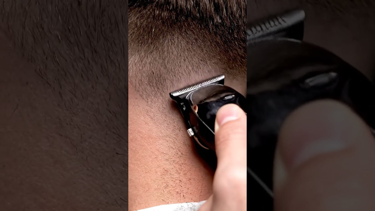 The Most Satisfying Neck Clean Up Ever 🤤 Barber NYC #shorts
