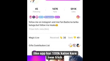 like app par 100k fans kaise kare with proof