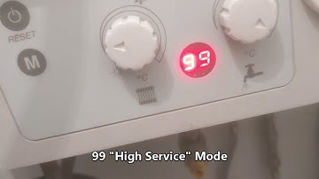 Ferroli Optimax 25C Combi Boiler High Service Mode