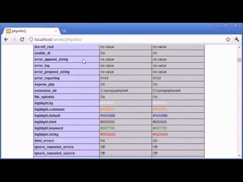 006 The phpinfo Function