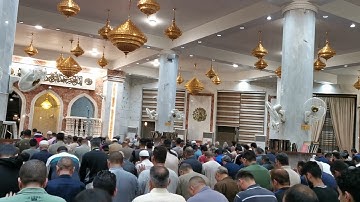 صلاة العشاء ليلة 5رمضان 1444 هجري للقارئ محمد العكيدي في جامع خالد بن الوليد