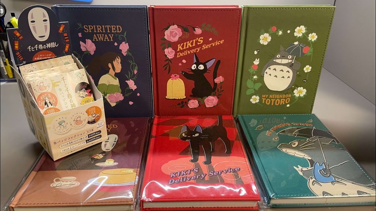 도토리숲 2022 신상 다이어리 3종 및 센과 치히로의 행방불명 캔뱃지 하울