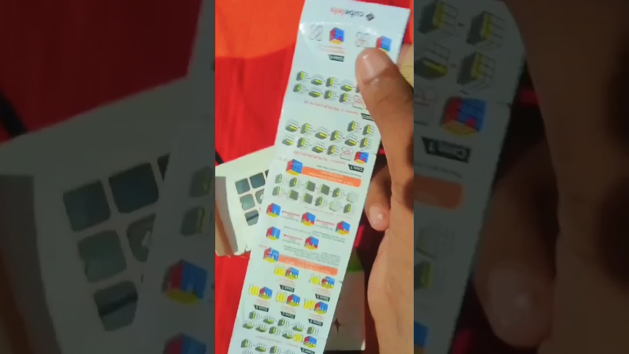 Unboxing new Rubik's cube 3×3 cubeLelo drift !!  Link in description 👇👇