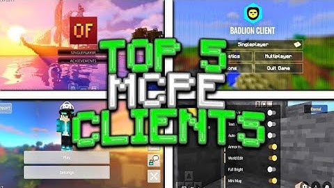 TOP 5 CLIENTS WITH MOD MENU FOR MINECRAFT PE 1.21 || BEST MCPE CLIENTS 1.21