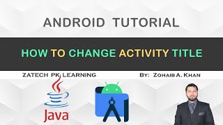 How to Change Activity Label / Title