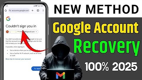 How to Recover Gmail Account 2025 | Gmail Account Recovery Without Phone Number and Email 