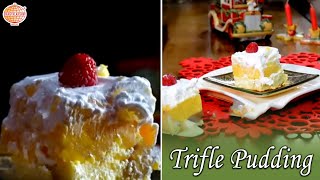 Fruit Custard Trifle Pudding Recipe, Trifle Pudding Christmas  special Dessert recipes