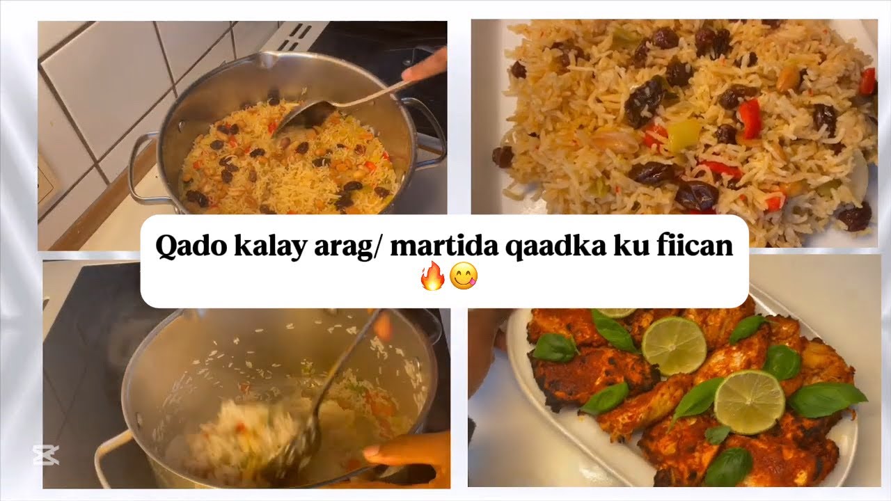 Chicken biryani | qado macaan fudud | Somali style lunch 