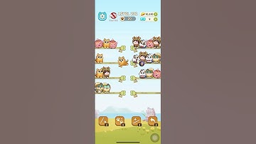 Color Cat Sort Cute Cat Game Level 232 #shorts #shortsfeed #cat #gaming