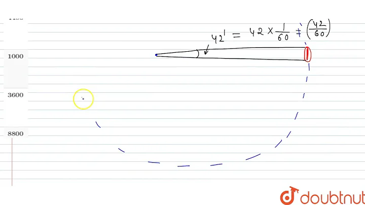 The moon\'s distance from the earth is `360000 km` and its diameter substends an angle of `