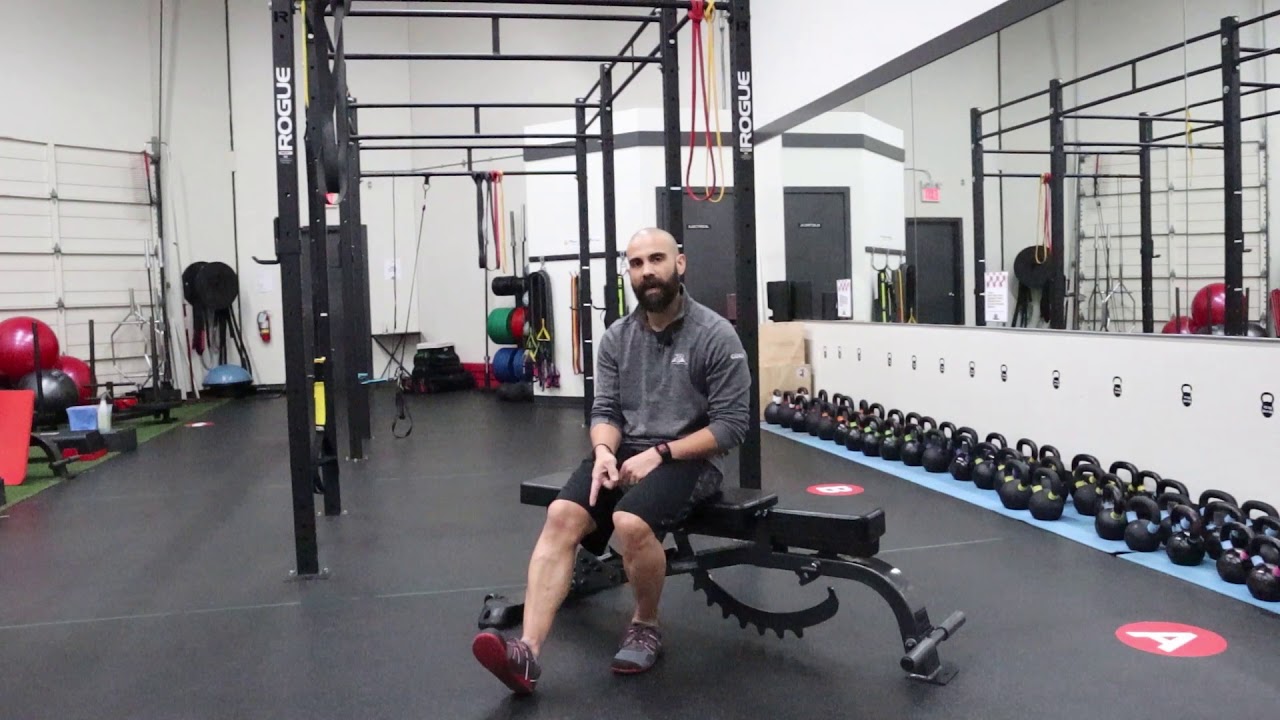 Mini Tutorial - Bench or Box Pistol Squat Modifications - YouTube