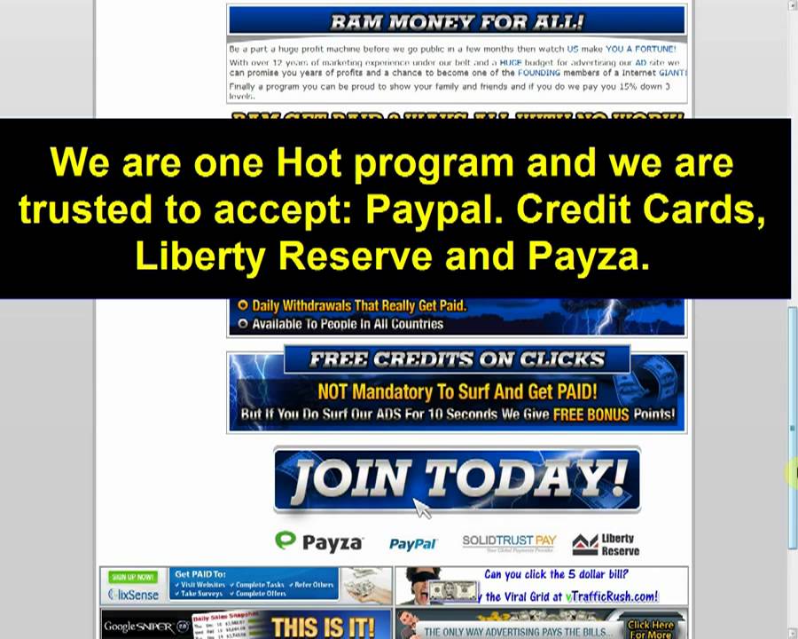 BamPaid - You Earn 4% to 6% per Day or up to 345% per Month! Make Money!!!